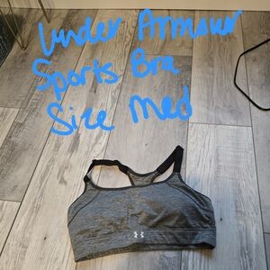 Under Armour Heather Gray Sports Bra
